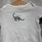LS Bodysuit Little Stomper, Full Zip Hoodie & French Terry Joggers Dinosaurs 3M