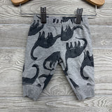 LS Bodysuit Little Stomper, Full Zip Hoodie & French Terry Joggers Dinosaurs 3M