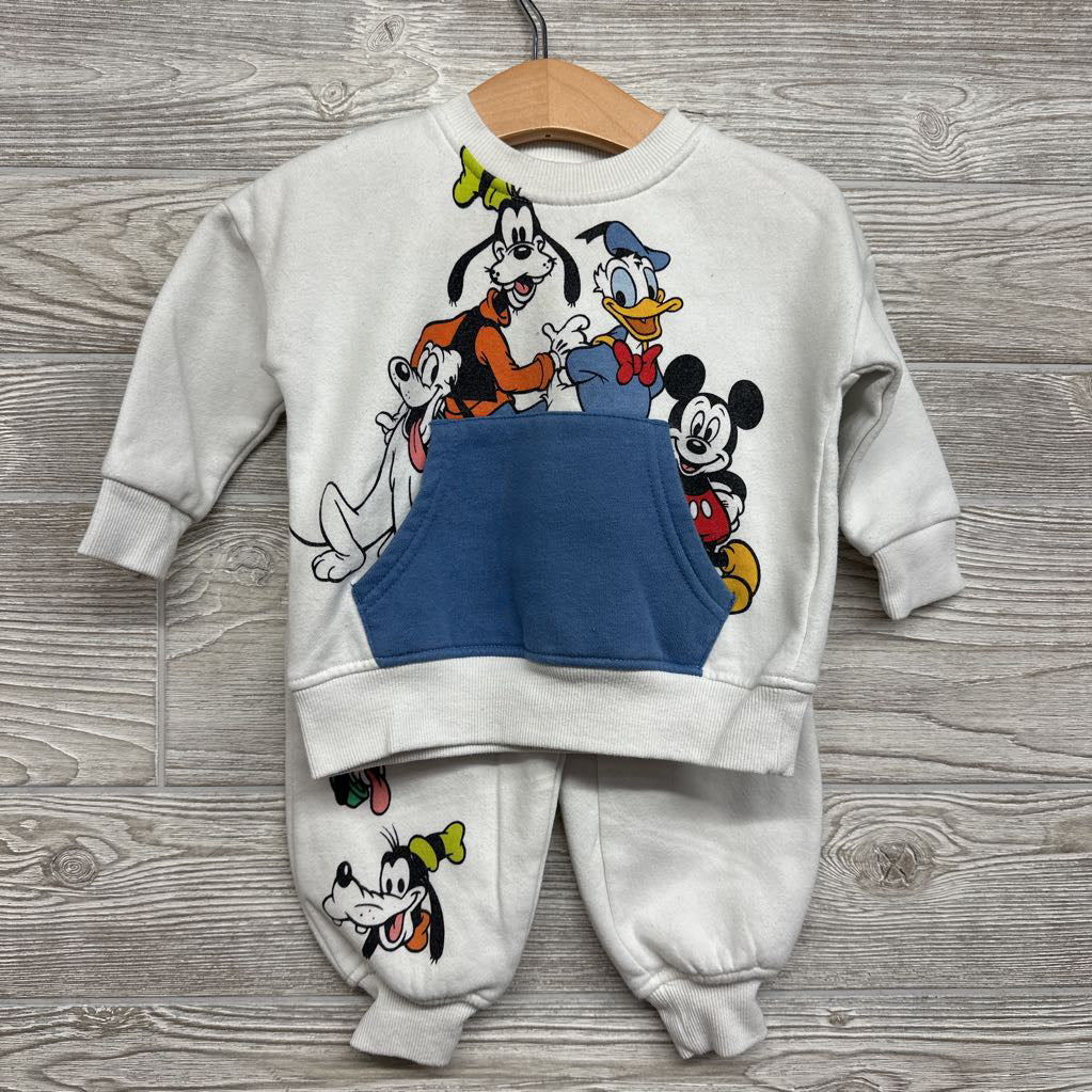 Crewneck & Sweatpants Mickey & Friends 12M