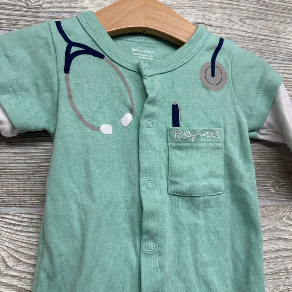 LS Snap Outfit W/ Hat Baby MD. 0-6M