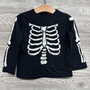 LS Shirt Skeleton 2T