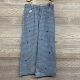 Gingham Wide Jeans Cherries & Stars 10-12