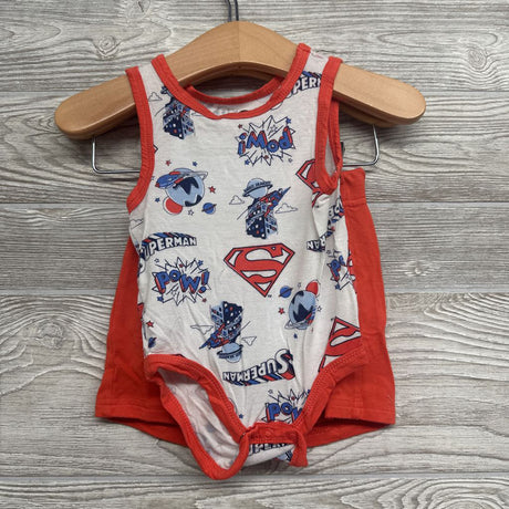 Bamboo Tank Bodysuit, Shorts & Bib 6-9M