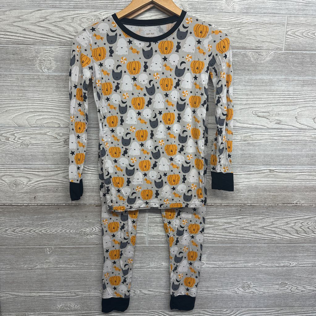 Bamboo 2 Pc Pj Pumpkins, Ghosts & Cats 12-14