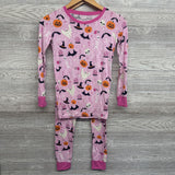 Bamboo 2 Pc Pj Skeletons, Bats & Pumpkins 12-14