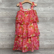 Tank Chiffon Dress Flowers Bow Straps 7