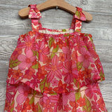 Tank Chiffon Dress Flowers Bow Straps 7