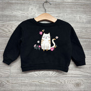 Crewneck Cat Flowers 12M