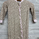 Bamboo Sleeper Animal Print Ruffle 12M
