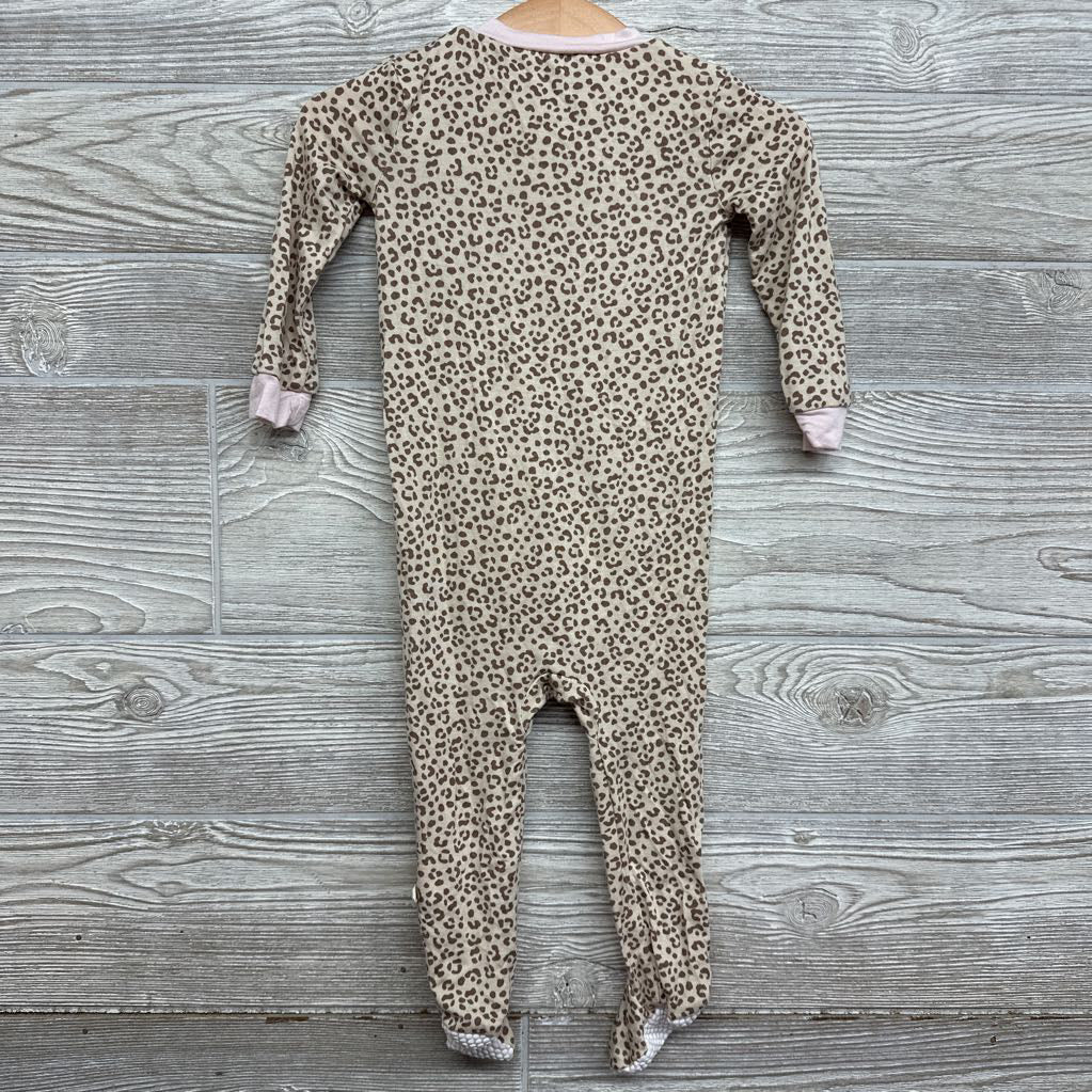 Bamboo Sleeper Animal Print Ruffle 12M