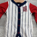 NEW Snap Sleeper Stripes Going Going Gone NB