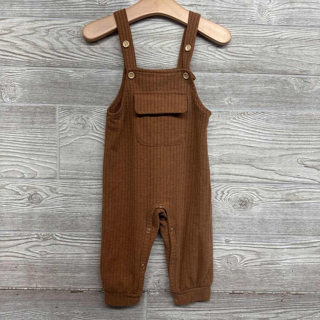 Waffle Knit Overalls 6-12M
