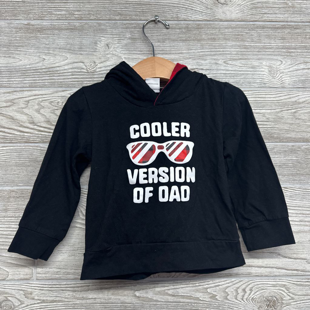 LS Shirt W/ Hood Cooler Version Of Dad 18-24M
