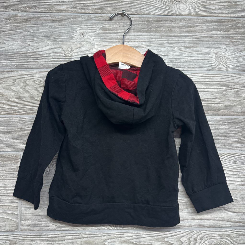 LS Shirt W/ Hood Cooler Version Of Dad 18-24M