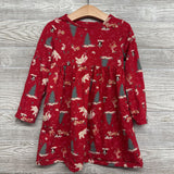 LS Dress Reindeer Polar Bears 5T