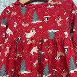 LS Dress Reindeer Polar Bears 5T