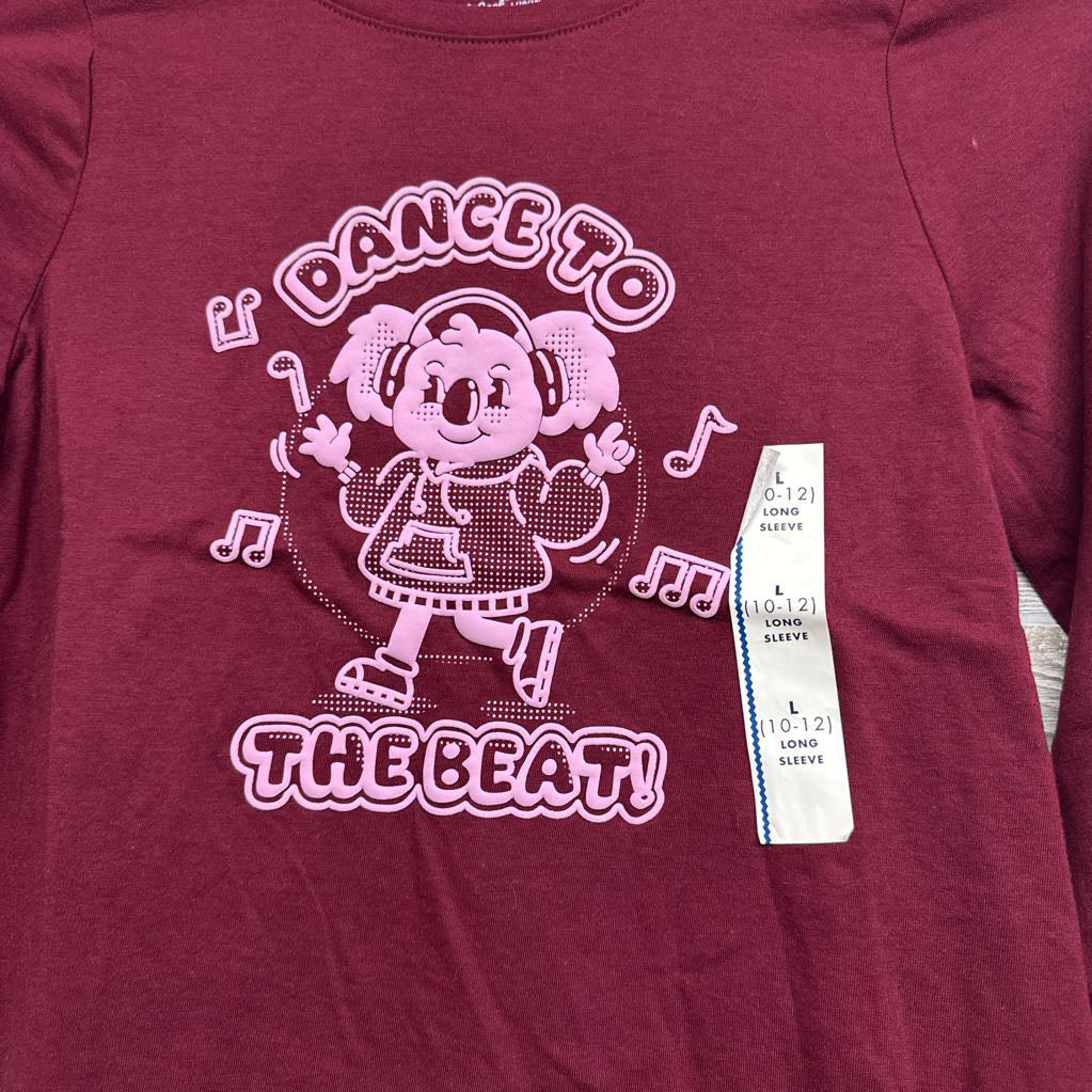 NEW LS Shirt Dance To The Beat 10-12