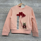 NEW Crewneck Heart Balloons Dog 4-5