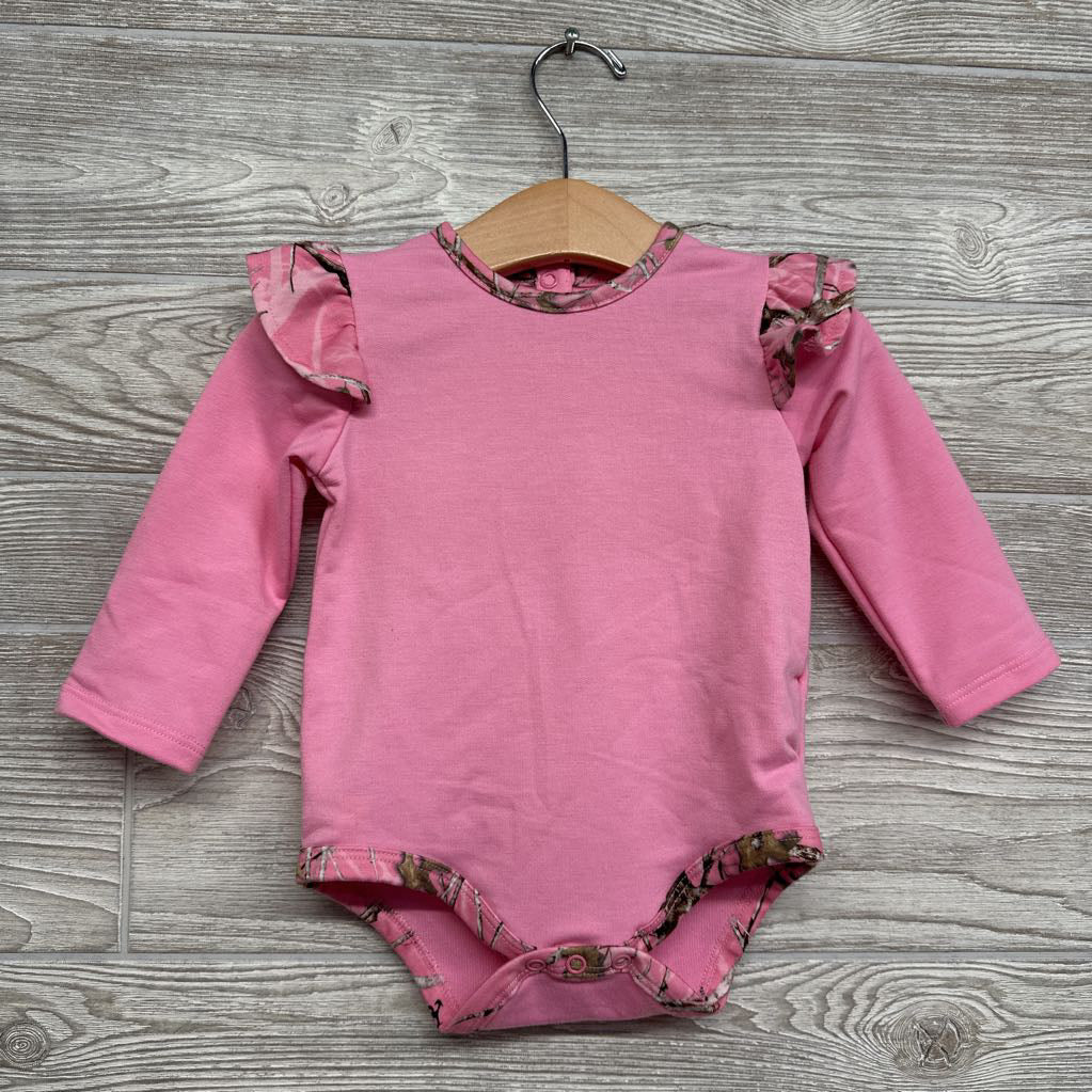 LS French Terry Bodysuit Camo 12M