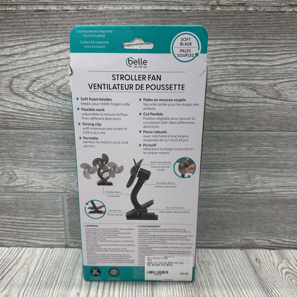 NEW On The Go Stroller Fan