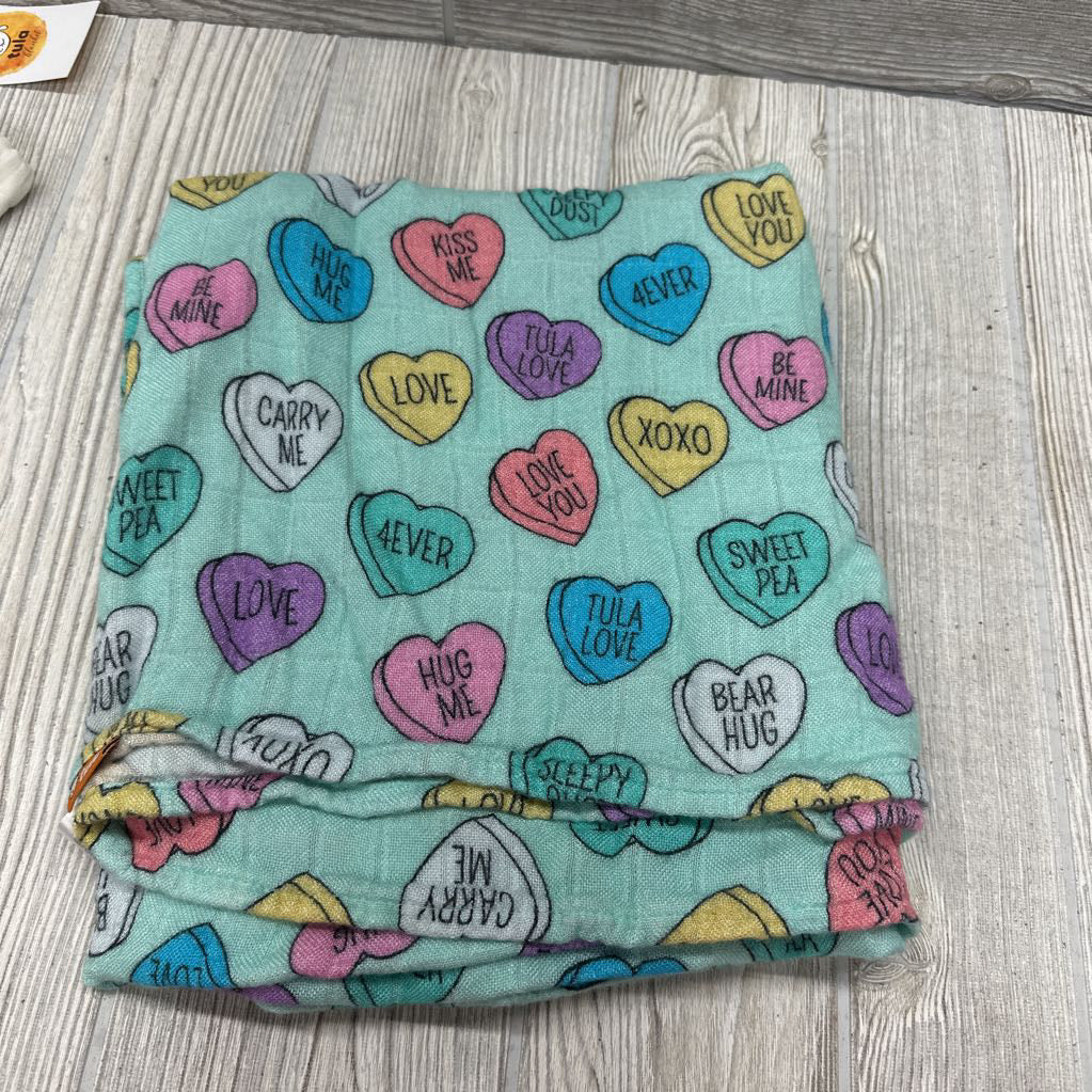 Candy Hearts Bamboo Blanket