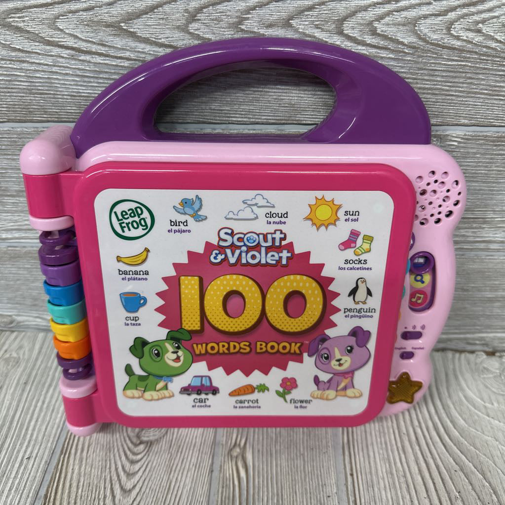 100 Words Book Scout & Violet