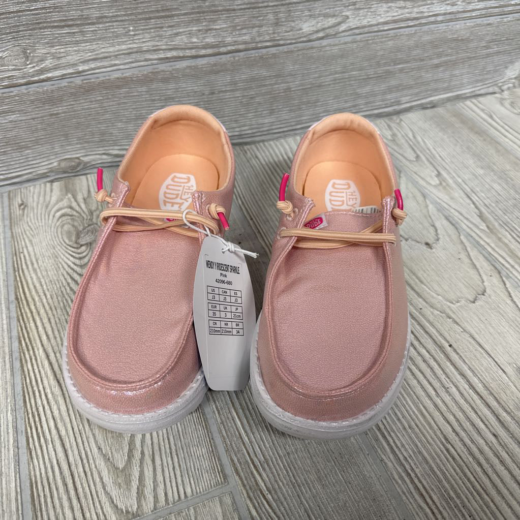 NEW Iridescent Sparkle Wendy Shoes 3y