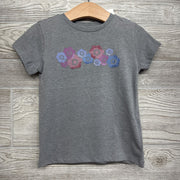 NEW Shirt Glitter Flowers 2-3