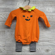 Pumpkin Bodysuit, Leggings & Head Wrap 0-3M