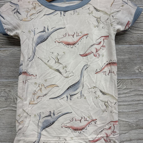 2 Pc Bamboo Pj Dinosaurs 12M