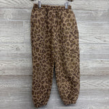 Minimal Hoodie & Sweatpants Leopard Print 7-8