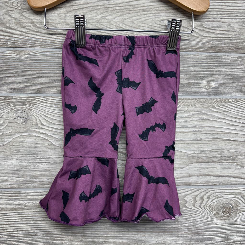 Glitter Bodysuit W/ Flare Pants Bats 0-3M