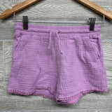 Muslin Shorts Eyelet Hem 10-12