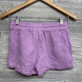 Muslin Shorts Eyelet Hem 10-12