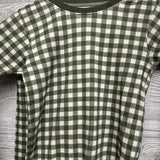 NEW Gingham Pj 2 Pc Set W/ Hat 8