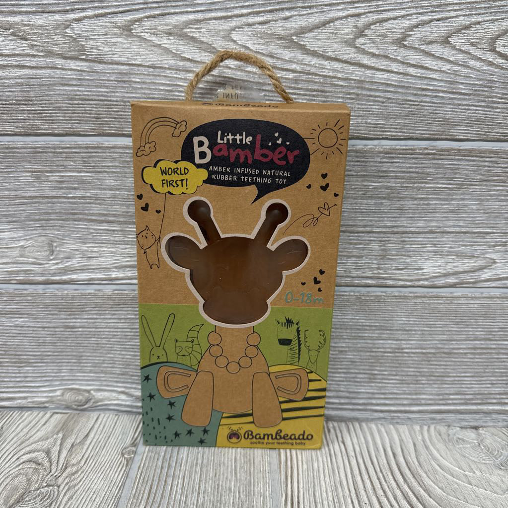 NEW Amber Little Bamber Teething Giraffe