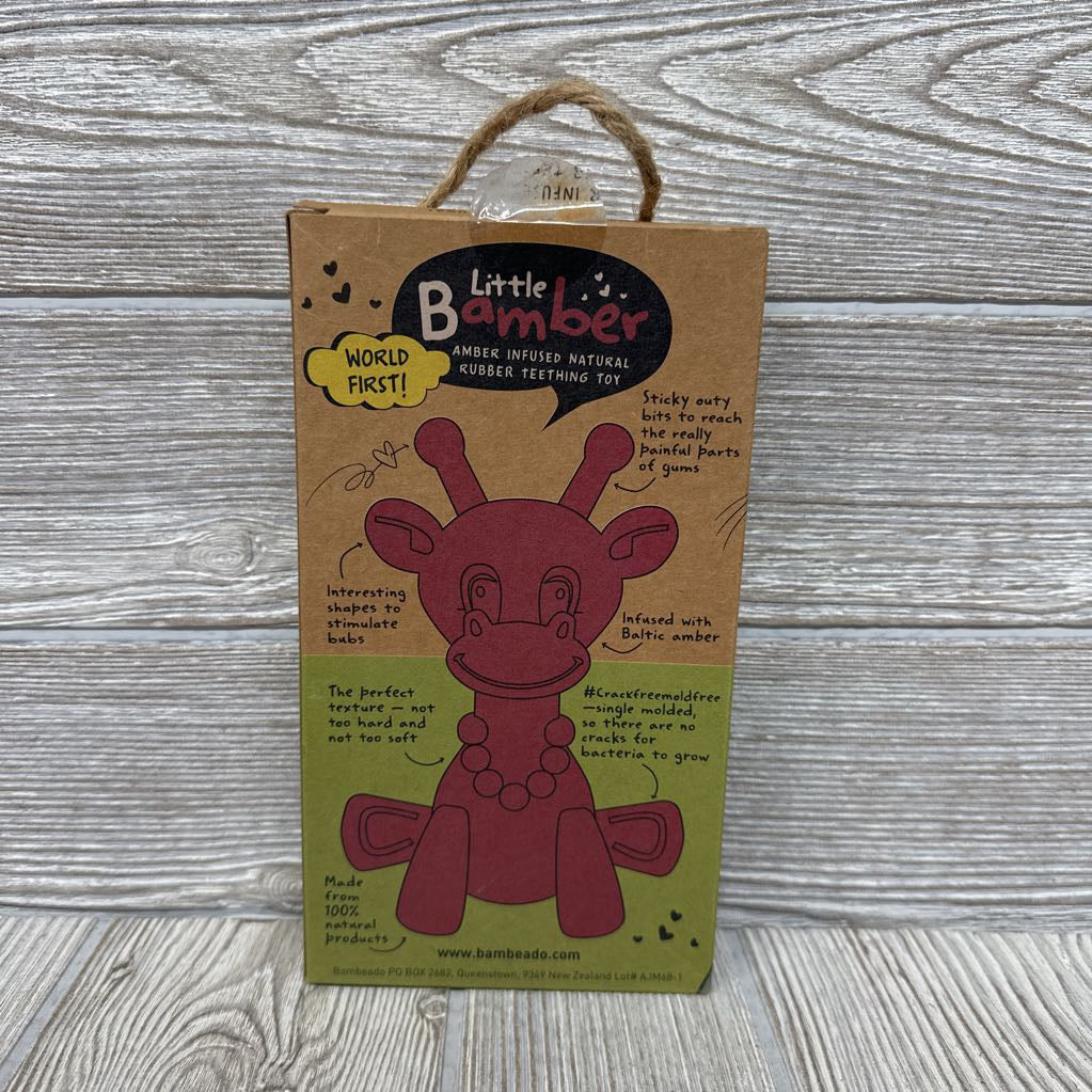 NEW Amber Little Bamber Teething Giraffe
