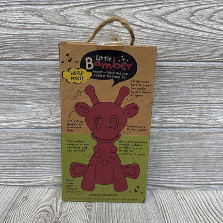 NEW Amber Little Bamber Teething Giraffe