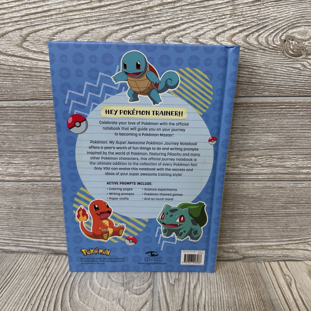Pokemon My Super Awesome Journey Notebook