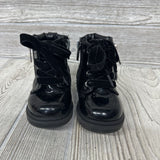 Patent Leather Side Zip Boots 4c