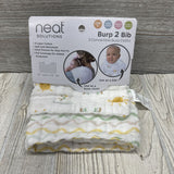 NEW 2 Pk Convertible Muslin Burp Cloth