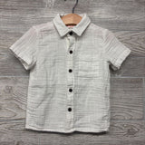 Gauze Button Up Shirt Chest Pocket 3T