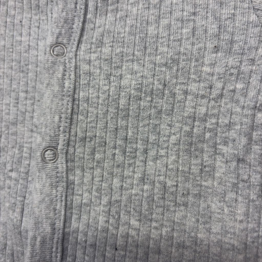 LS Ribbed Snap Outfit 0-3M