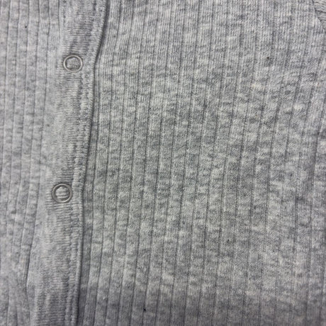 LS Ribbed Snap Outfit 0-3M