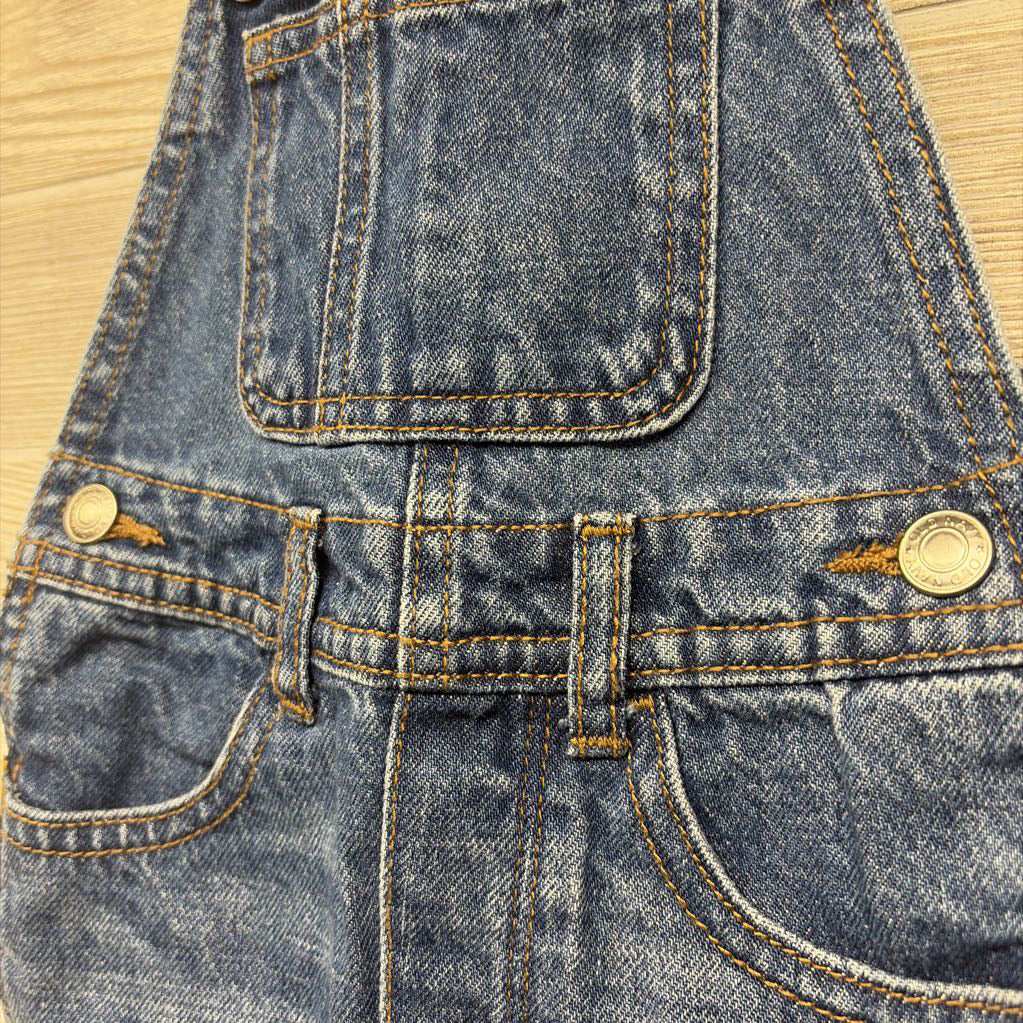 Denim Shortalls 12-18M