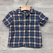 Workwear Plaid Button Up Shirt 12-18M