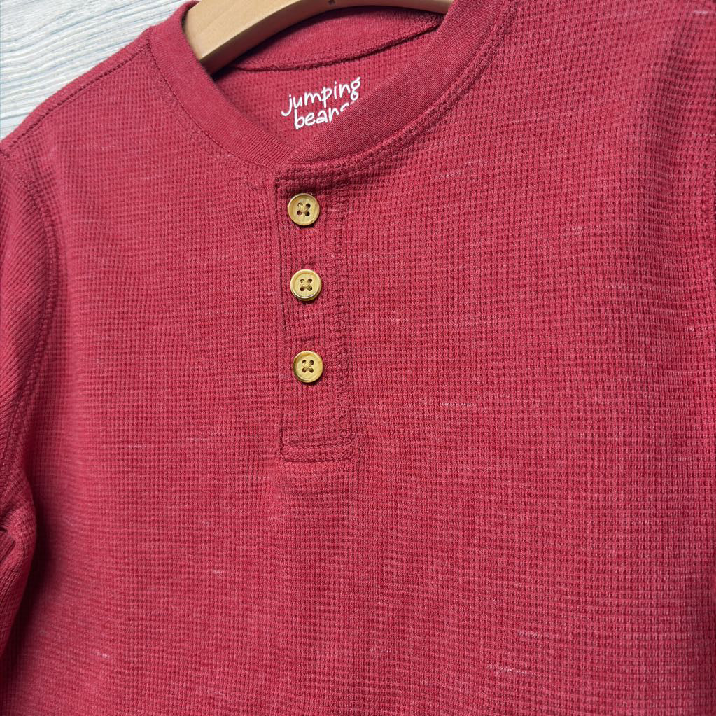 LS Waffle Knit Henley Shirt 10