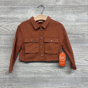 NEW Cropped Denim Jacket Frayed 4T