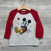 LS Shirt Mickey Mouse Heart 4T
