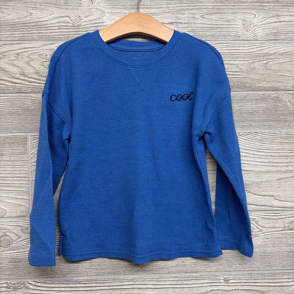 LS Waffle Knit Shirt Cool 5T